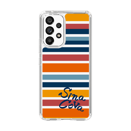 Slim Protection Case［ SINA COVA - Border Stripes - Multicolor ］