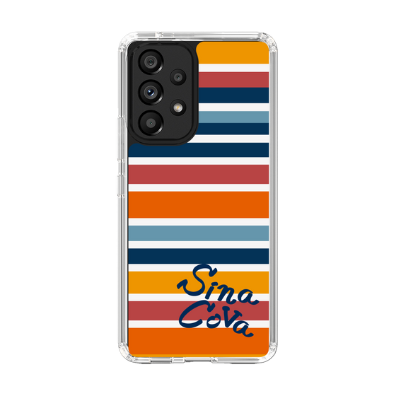 Slim Protection Case［ SINA COVA - Border Stripes - Multicolor ］