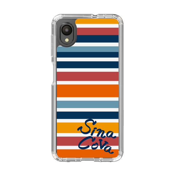 Slim Protection Case［ SINA COVA - Border Stripes - Multicolor ］