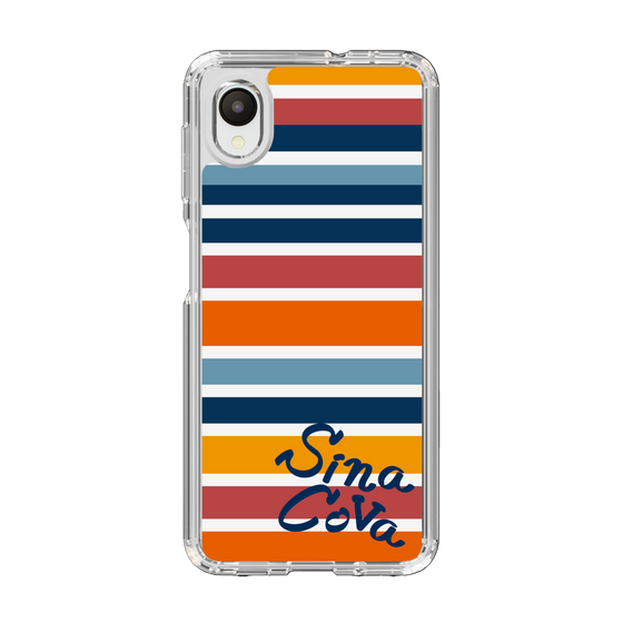 Slim Protection Case［ SINA COVA - Border Stripes - Multicolor ］