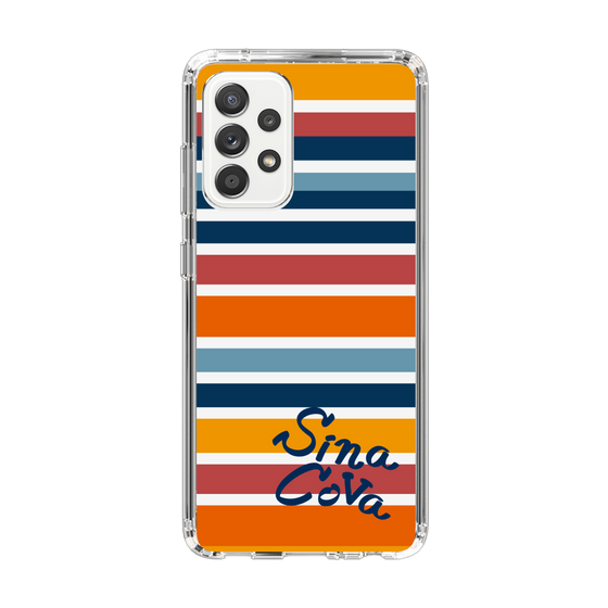Slim Protection Case［ SINA COVA - Border Stripes - Multicolor ］