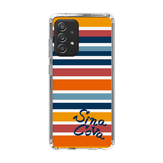 Slim Protection Case［ SINA COVA - Border Stripes - Multicolor ］
