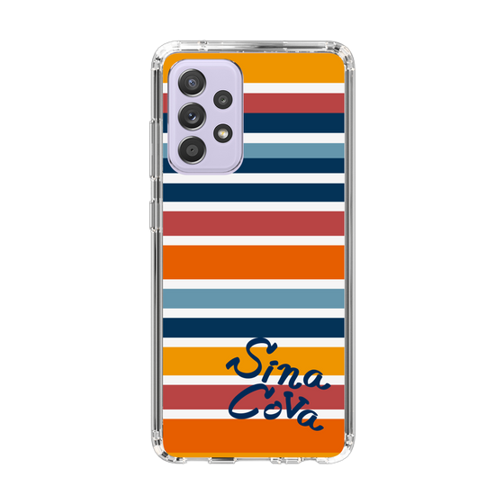 Slim Protection Case［ SINA COVA - Border Stripes - Multicolor ］
