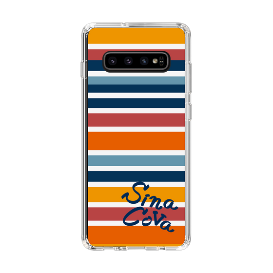 Slim Protection Case［ SINA COVA - Border Stripes - Multicolor ］