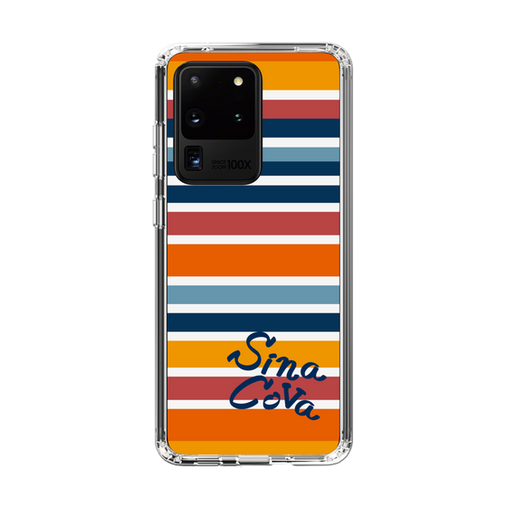Slim Protection Case［ SINA COVA - Border Stripes - Multicolor ］