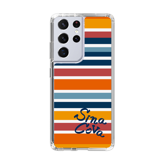 Slim Protection Case［ SINA COVA - Border Stripes - Multicolor ］