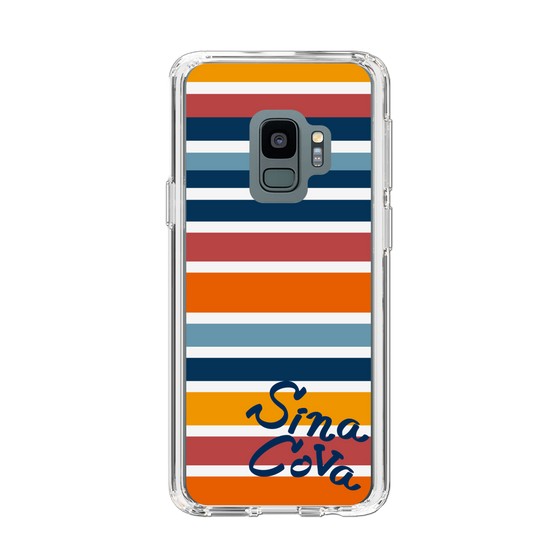 Slim Protection Case［ SINA COVA - Border Stripes - Multicolor ］