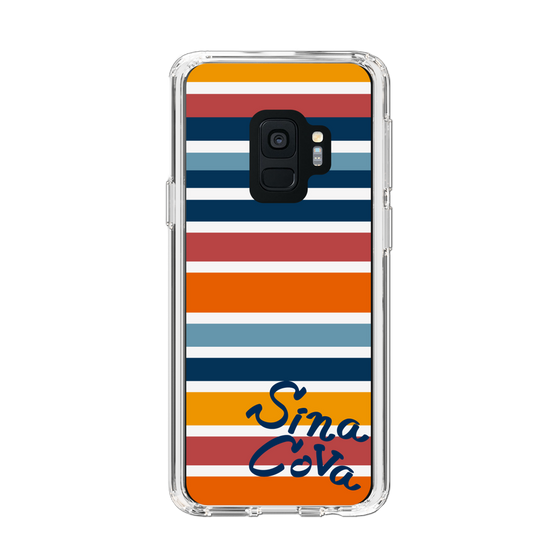 Slim Protection Case［ SINA COVA - Border Stripes - Multicolor ］