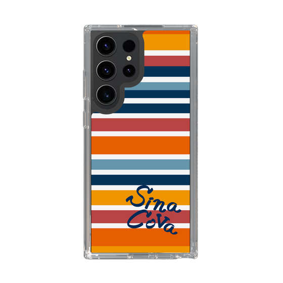 Slim Protection Case［ SINA COVA - Border Stripes - Multicolor ］