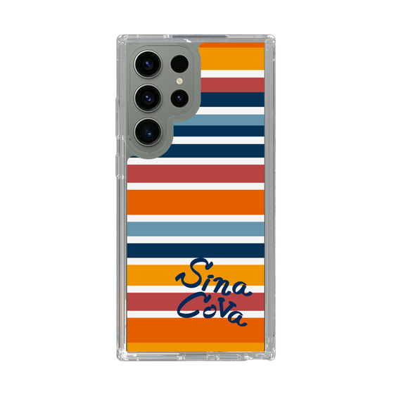 Slim Protection Case［ SINA COVA - Border Stripes - Multicolor ］