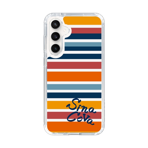 Slim Protection Case［ SINA COVA - Border Stripes - Multicolor ］