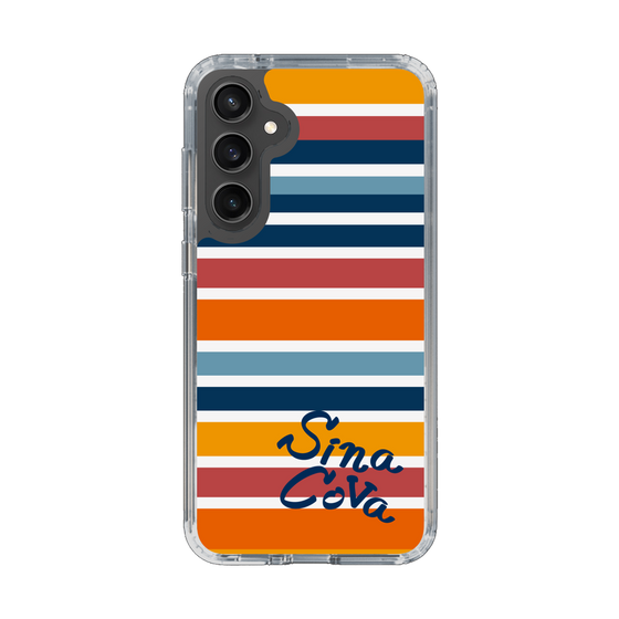 Slim Protection Case［ SINA COVA - Border Stripes - Multicolor ］