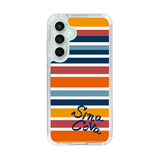Slim Protection Case［ SINA COVA - Border Stripes - Multicolor ］