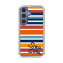 Slim Protection Case［ SINA COVA - Border Stripes - Multicolor ］