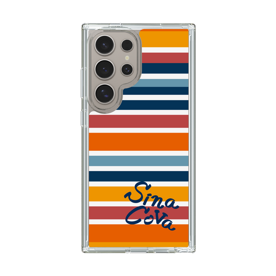 Slim Protection Case［ SINA COVA - Border Stripes - Multicolor ］