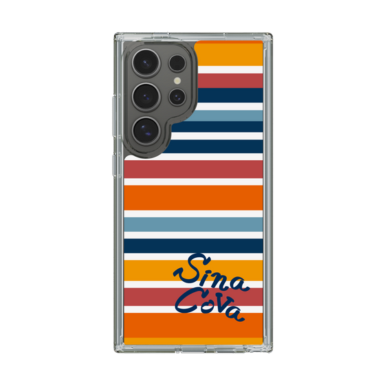Slim Protection Case［ SINA COVA - Border Stripes - Multicolor ］