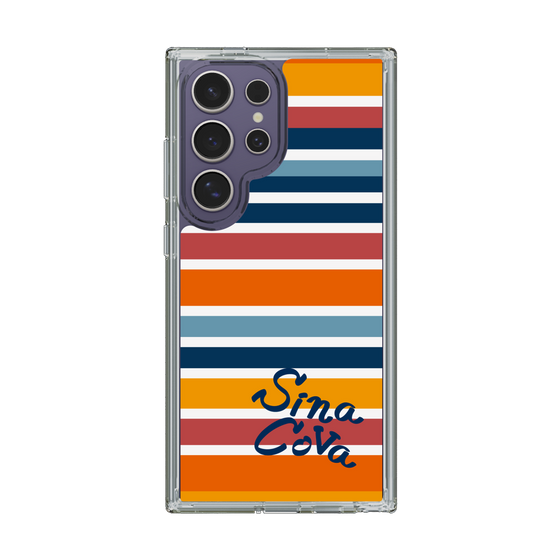 Slim Protection Case［ SINA COVA - Border Stripes - Multicolor ］