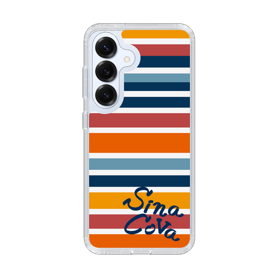 Slim Protection Case［ SINA COVA - Border Stripes - Multicolor ］