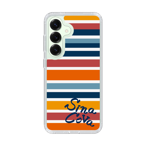 Slim Protection Case［ SINA COVA - Border Stripes - Multicolor ］