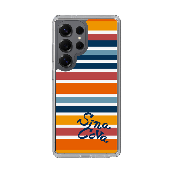 Slim Protection Case［ SINA COVA - Border Stripes - Multicolor ］