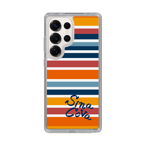 Slim Protection Case［ SINA COVA - Border Stripes - Multicolor ］