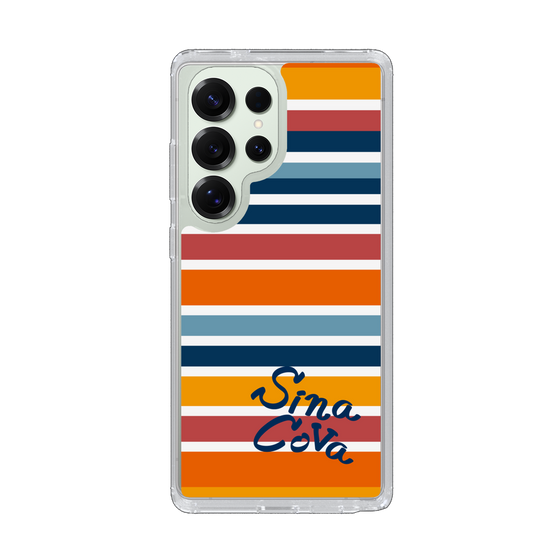 Slim Protection Case［ SINA COVA - Border Stripes - Multicolor ］