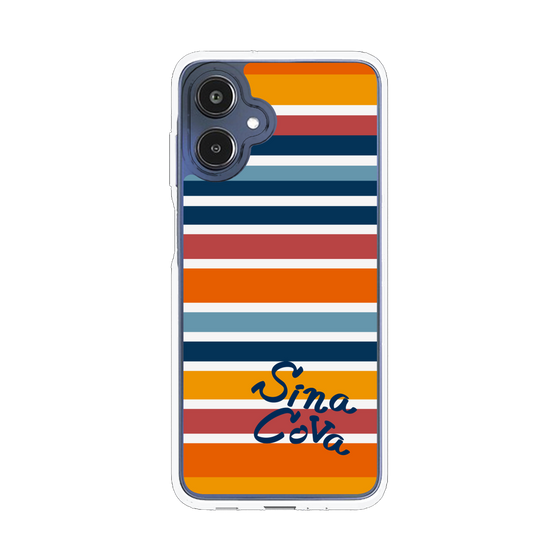 Slim Protection Case［ SINA COVA - Border Stripes - Multicolor ］