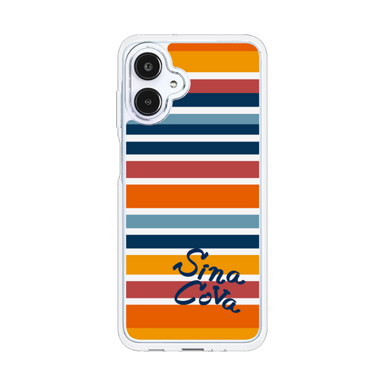 Slim Protection Case［ SINA COVA - Border Stripes - Multicolor ］