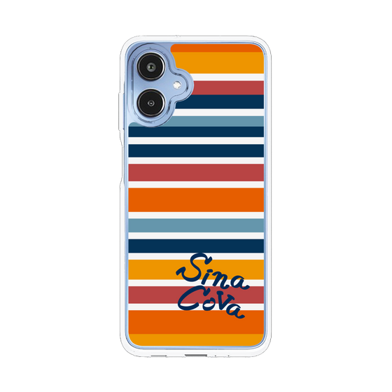 Slim Protection Case［ SINA COVA - Border Stripes - Multicolor ］