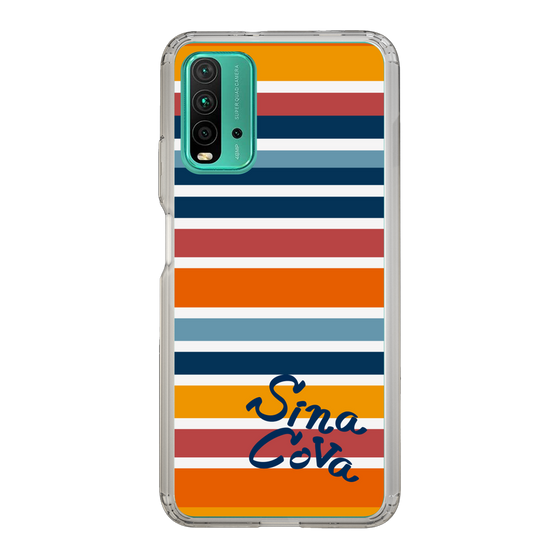 Slim Protection Case［ SINA COVA - Border Stripes - Multicolor ］