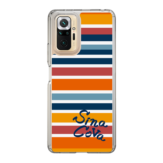 Slim Protection Case［ SINA COVA - Border Stripes - Multicolor ］