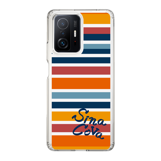 Slim Protection Case［ SINA COVA - Border Stripes - Multicolor ］