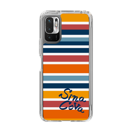 Slim Protection Case［ SINA COVA - Border Stripes - Multicolor ］