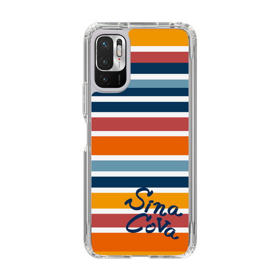 Slim Protection Case［ SINA COVA - Border Stripes - Multicolor ］