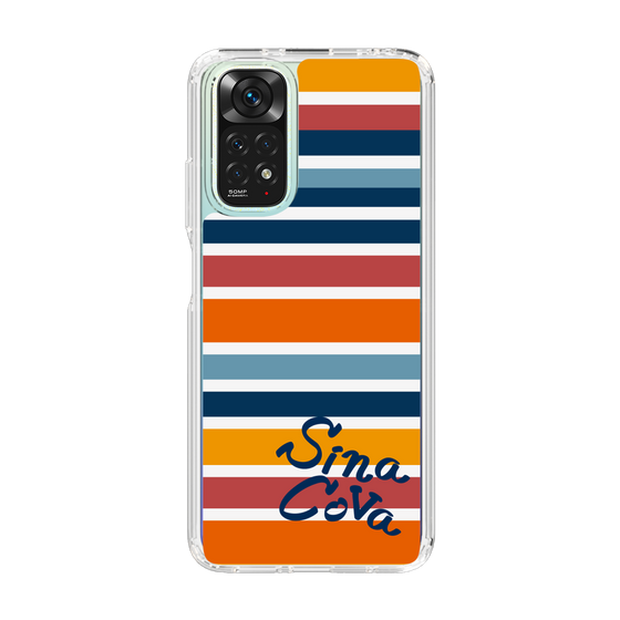 Slim Protection Case［ SINA COVA - Border Stripes - Multicolor ］