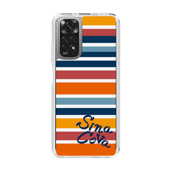 Slim Protection Case［ SINA COVA - Border Stripes - Multicolor ］