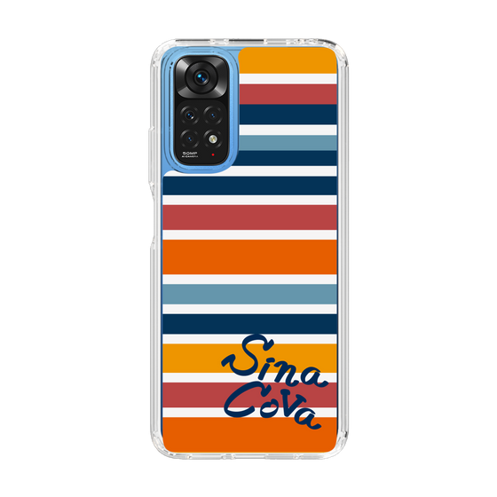 Slim Protection Case［ SINA COVA - Border Stripes - Multicolor ］