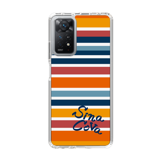 Slim Protection Case［ SINA COVA - Border Stripes - Multicolor ］