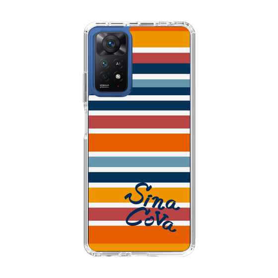 Slim Protection Case［ SINA COVA - Border Stripes - Multicolor ］
