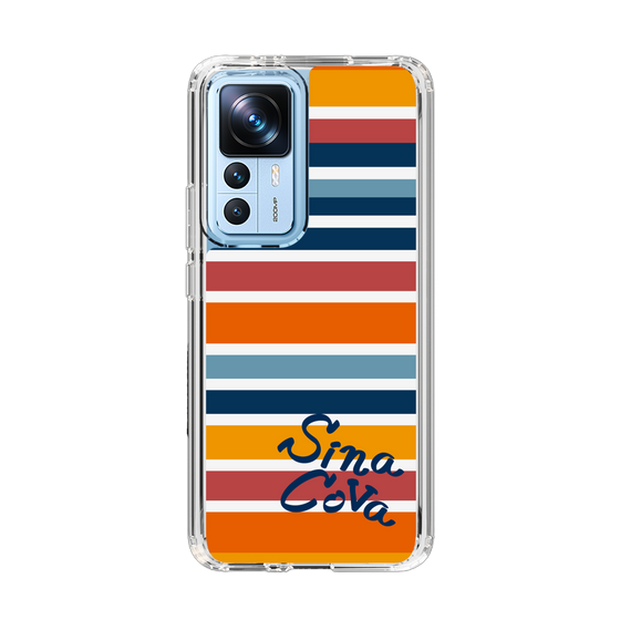 Slim Protection Case［ SINA COVA - Border Stripes - Multicolor ］
