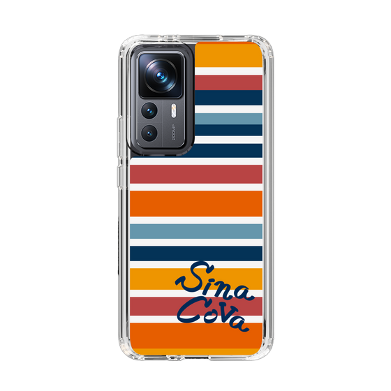 Slim Protection Case［ SINA COVA - Border Stripes - Multicolor ］