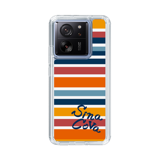 Slim Protection Case［ SINA COVA - Border Stripes - Multicolor ］