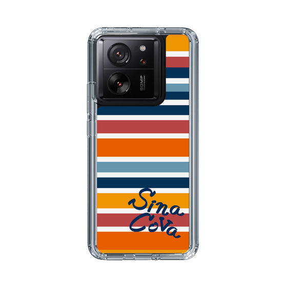 Slim Protection Case［ SINA COVA - Border Stripes - Multicolor ］