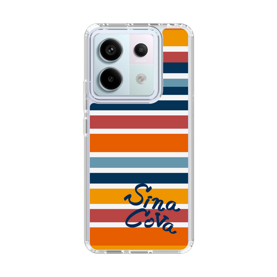 Slim Protection Case［ SINA COVA - Border Stripes - Multicolor ］