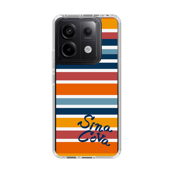 Slim Protection Case［ SINA COVA - Border Stripes - Multicolor ］