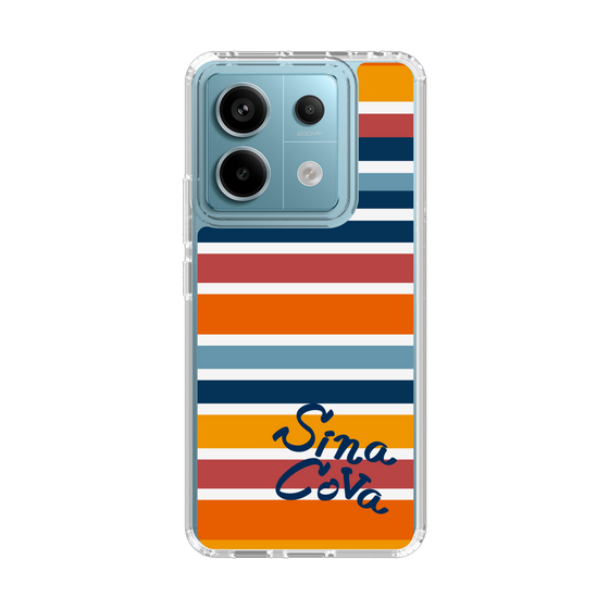 Slim Protection Case［ SINA COVA - Border Stripes - Multicolor ］