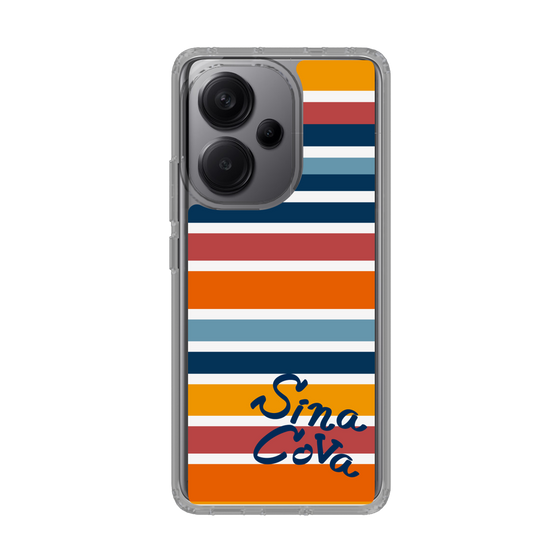 Slim Protection Case［ SINA COVA - Border Stripes - Multicolor ］