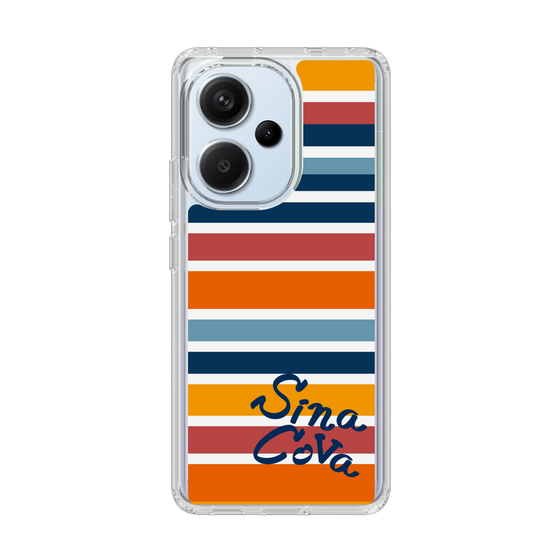 Slim Protection Case［ SINA COVA - Border Stripes - Multicolor ］