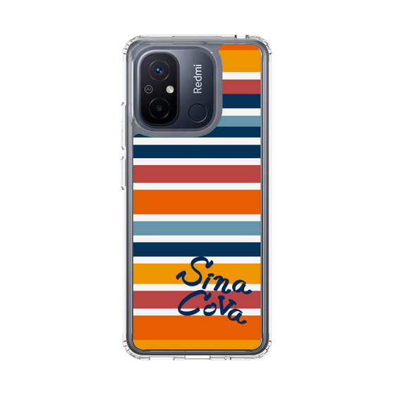 Slim Protection Case［ SINA COVA - Border Stripes - Multicolor ］