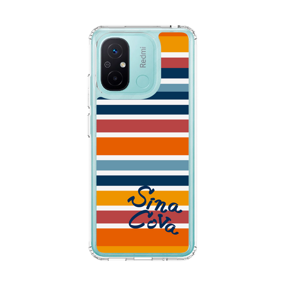 Slim Protection Case［ SINA COVA - Border Stripes - Multicolor ］
